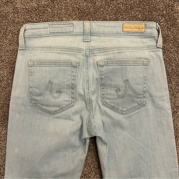 AG Adriano Goldschmied Women's Jeans Size 25 Blue Denim Prima Cigarette Crop EUC - Picture 12 of 16